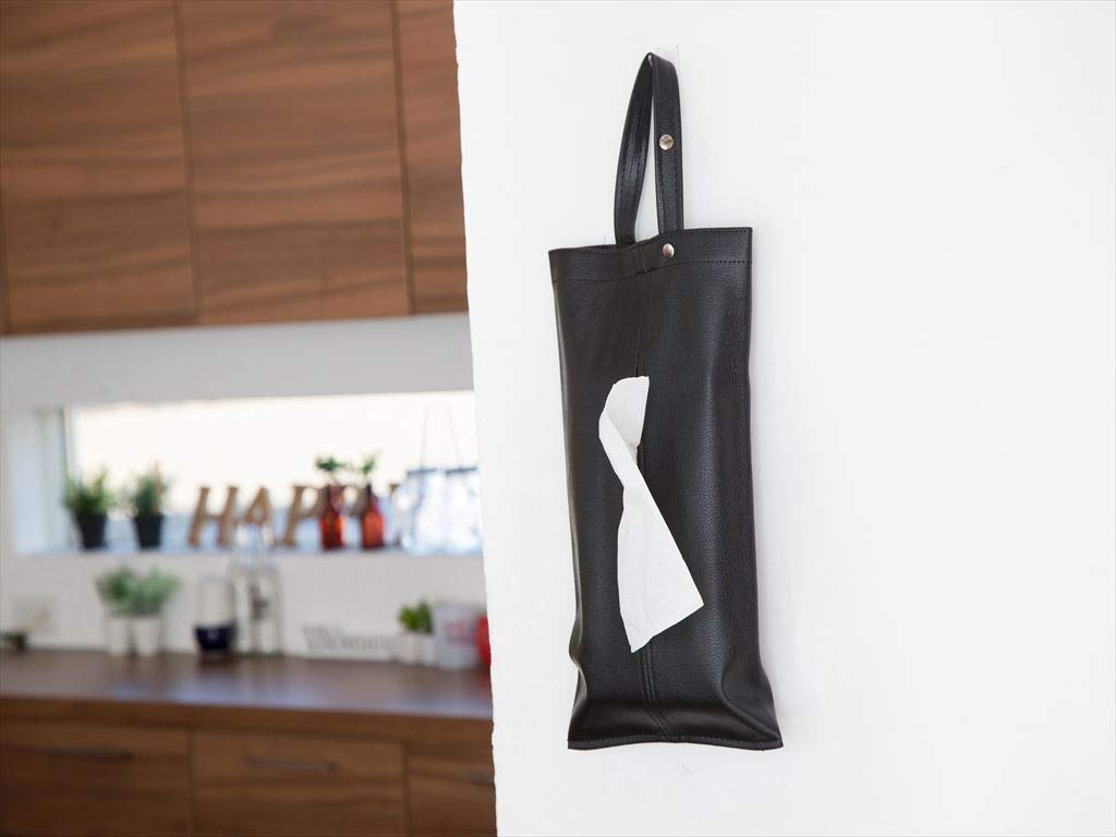 Libero Hanging Tissue Case (Tissue Cover) Be Hung On Your Car (Brown