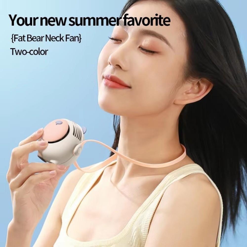 Rechargeable Electric Fan Mini Hanging Neck Fans Outdoor Portable Fan Small Fan