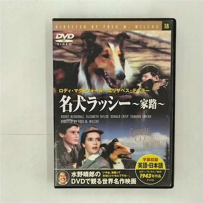DVD ELIZABETH TAYLOR - Słynny pies Latshi - Podróż do domu PDM018F Japonia Filmy i DVD Używane