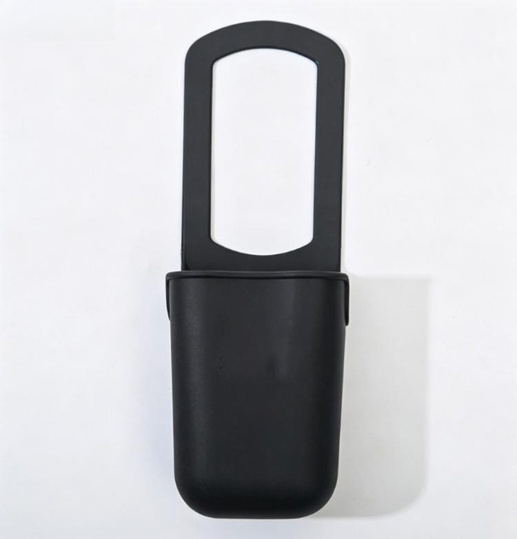 Portable silicone drink holder, fits bikes and trolleys, also serves as cup storage for bathroom scenarios