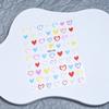 Summer Dopamine 3D Nail Stickers: Cute Heart, Starburst, Smiley Face, and Star Embossed Decals