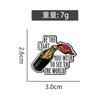 Be The Light You Wish To See In The World Enamel Pins Bottle and Light Cartoon Brooches Creative Positive Lapel Badge for Gift
