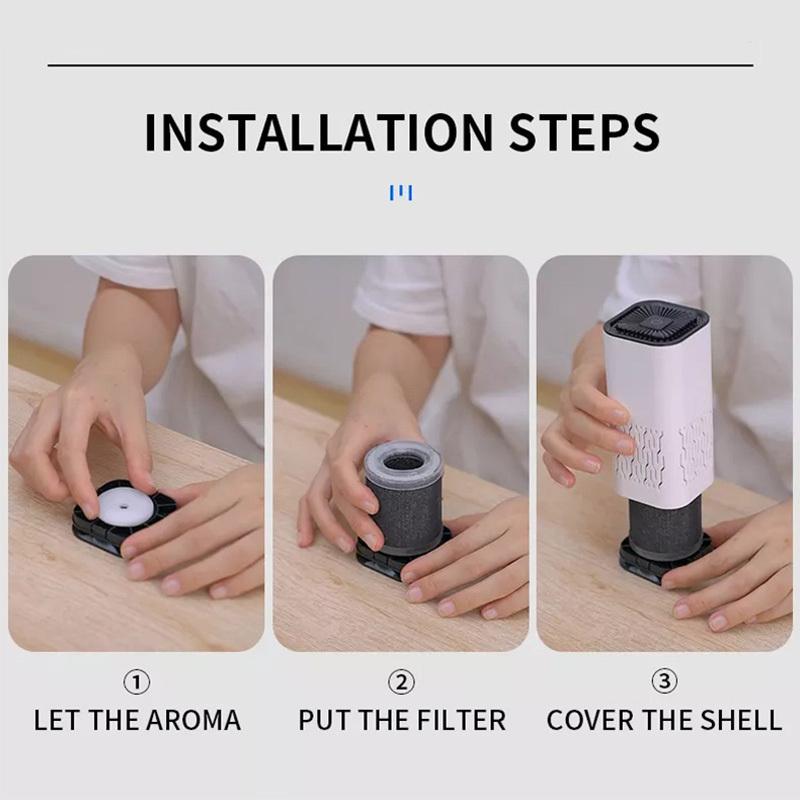 Air Cleaner Intelligent Negative Ion Portable Air Purifier Usb Portable Household Formaldehyde Smoke And Dust Odor Removal