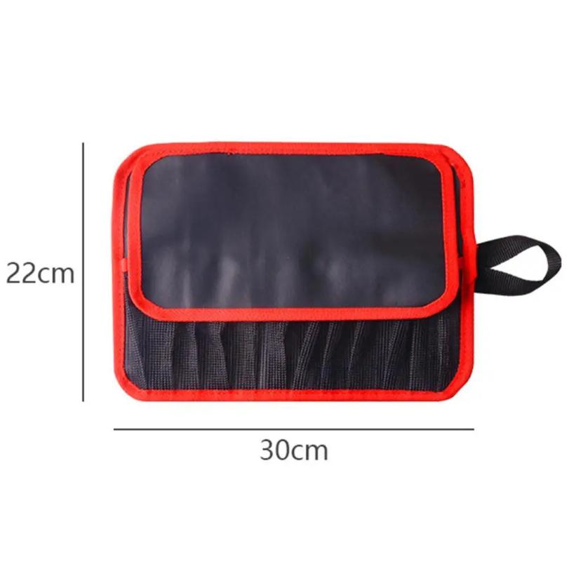 Fishing Lure Bag 12 Slots Fishing Bag Lure Organizer Bait Storage Bag Waterproof Adjustable Fishing Lure Jig Pocket Fishing Gear