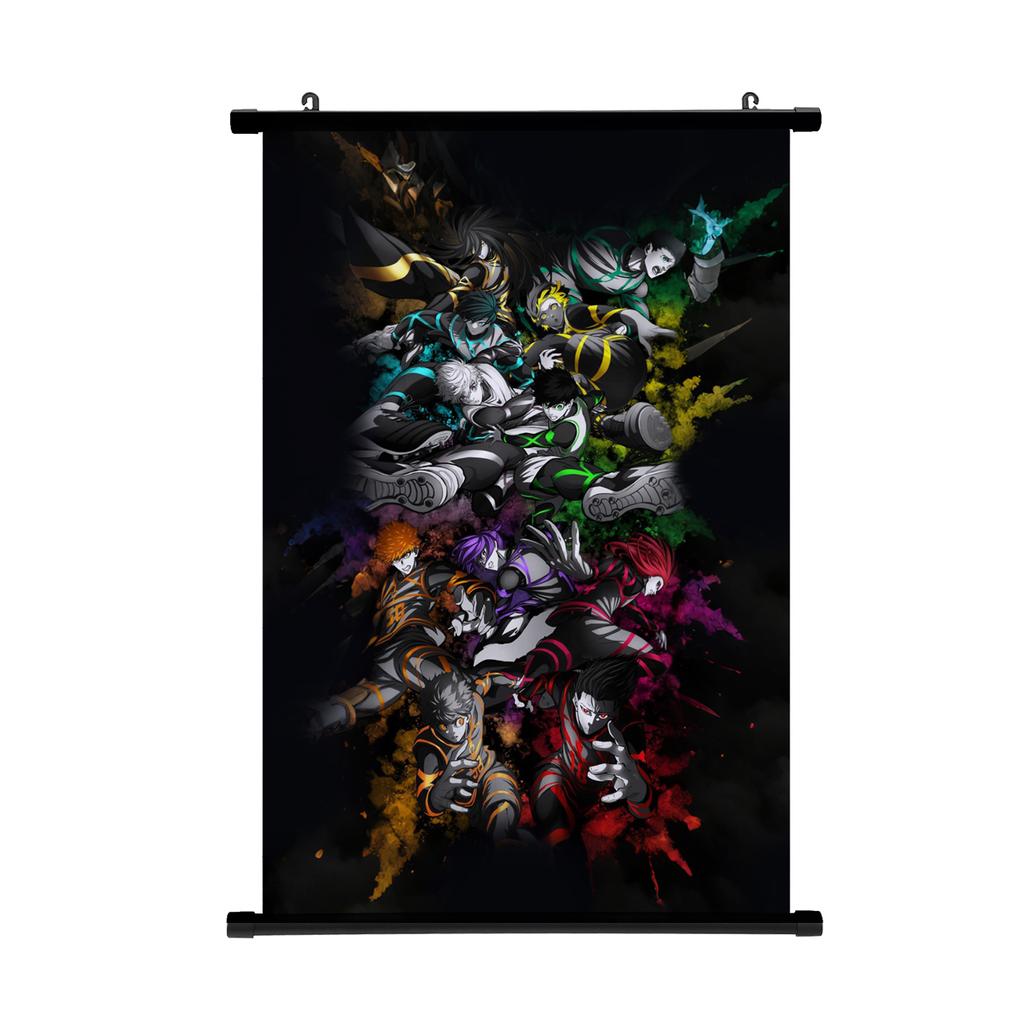 Anime Blue Lock Svitkový Plakát Isagi Yoichi Nagi Seishiro Umělecká Malba Závěsný Plakát Dětské Pokoje Samolepka na Zeď