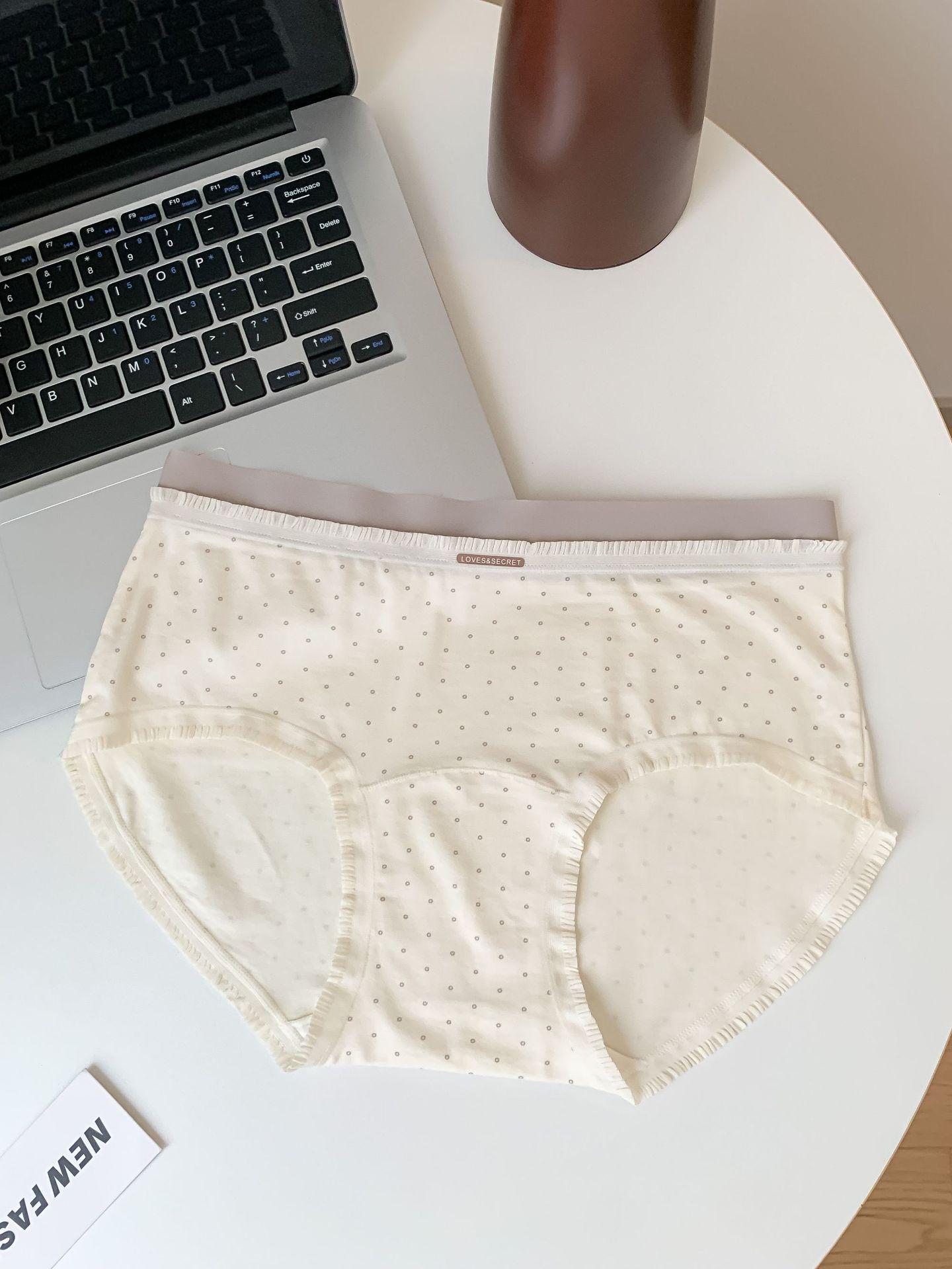 A092 Женские и Девичьи Мягкие Дышащие Модальные Хлопковые Антибактериальные Трусики-Треугольники One Size (Recommended 80-130)