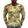 Camouflage Fashion 3D Print T-Shirt Men Women Casual O-Neck Long Sleeve T Shirts Oversized Harajuku Male Tees Tops Man Clothing