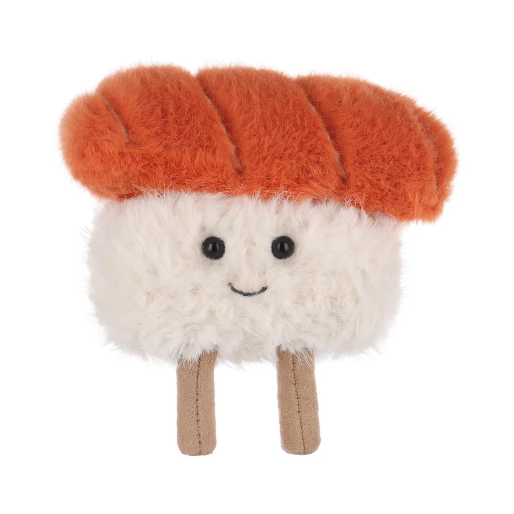 Apricot Lamb Salmon Sushi Plush Soft and Fluffy Salmon Sushi for Boys and 8cm Toy, Cute, Girls,