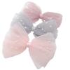 2 Piece 5CM Gauze Hair Clips Imitation Pearl Hair Bows Hairpins Lace Bowknot Hairgrips Princess Headwear Hair Accessories