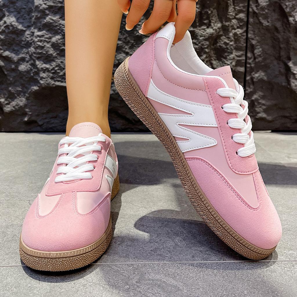 Fashion Women's Sporty Casual Flat Shoes Spring Autumn New Style Flat Bottom Casual Comfortable Slip-On Running Shoes Large Size