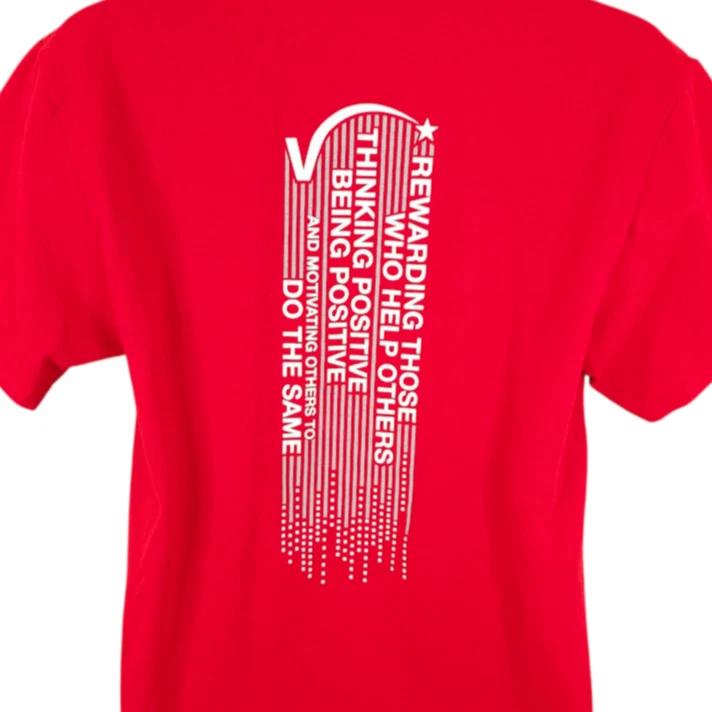 

The Positive Side T Shirt Mens Size Medium Red Help Others 3XL