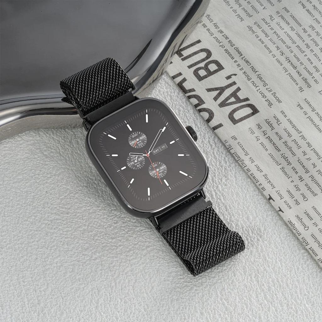 Metal Band For Redmi Watch 4 5 Watchband Strap 316L Stainless Steel Link Bracelet For Xiaomi Mi Band 8 9 Pro Strap Accessories