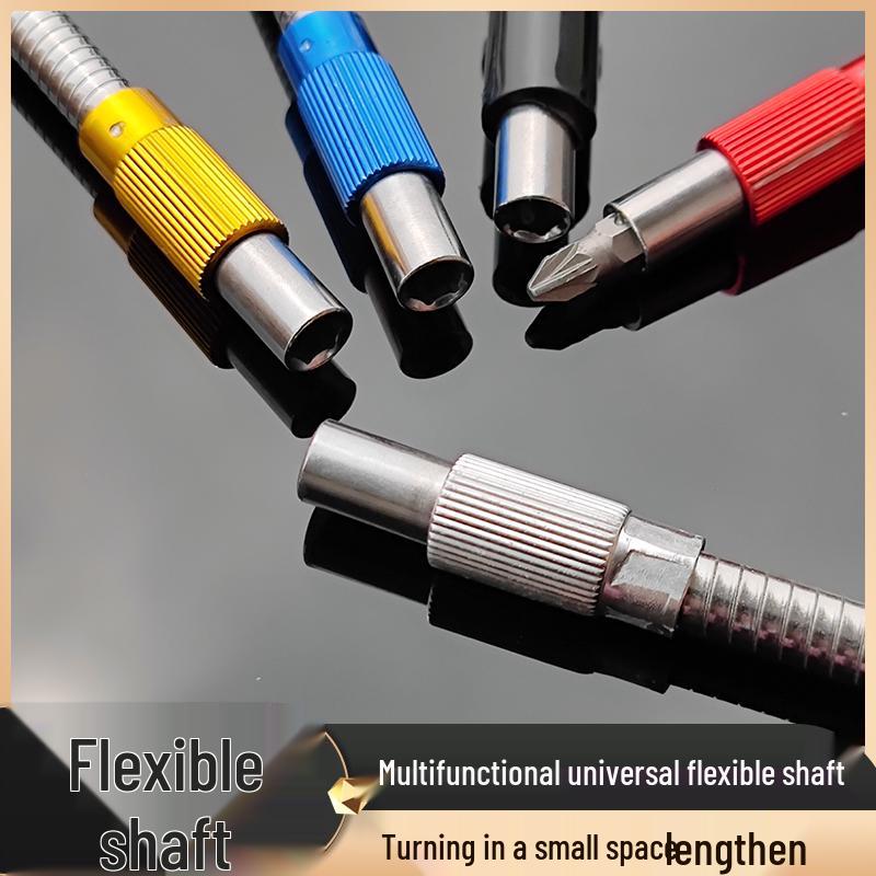 Metal Soft Shaft Bit Extension Multi-Angle Drill Screwdriver Adapter