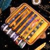 Starry Sky Washi Tape Set: 12 Rolls Hot Stamping for Universe-Themed DIY & Journaling
