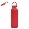 Double-Layer Stainless Steel Vacuum Insulated Travel Mug With Carrying Handle - 500ml Portable Outdoor Water Bottle
