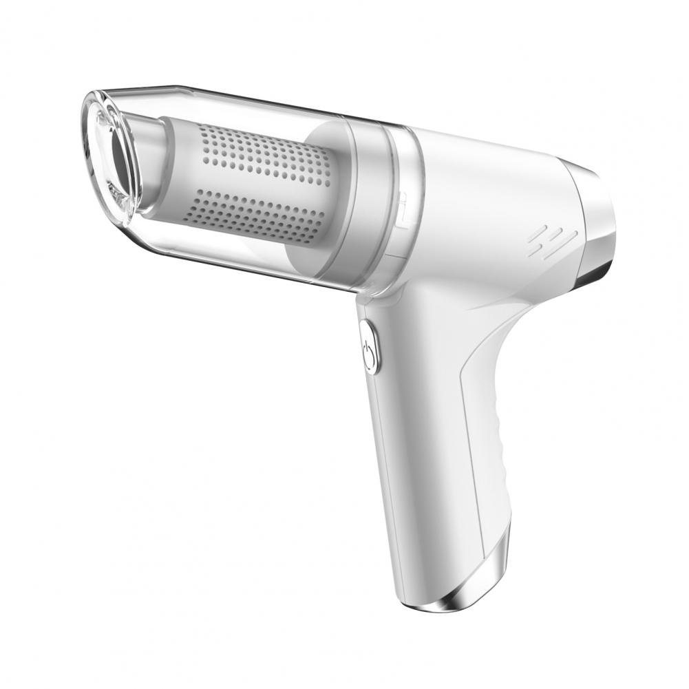 

Автомобильный пылесос, мини-портативный портативный мощный всасывающий беспроводной очиститель, авто-робот, автомобильные аксессуары, бытовая техника белый