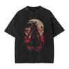 Hot Game Peripherals Bloodborne Darks Souls Graphic Print TShirt Streetwear Vintage Washed Cotton Top Oversized Summer New Tees
