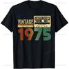 50th Birthday Gifts Men Women 50 Years Old Vintage 1975 Party T-Shirt Women Men Clothing Streetwear Graphic T Shirts Tops