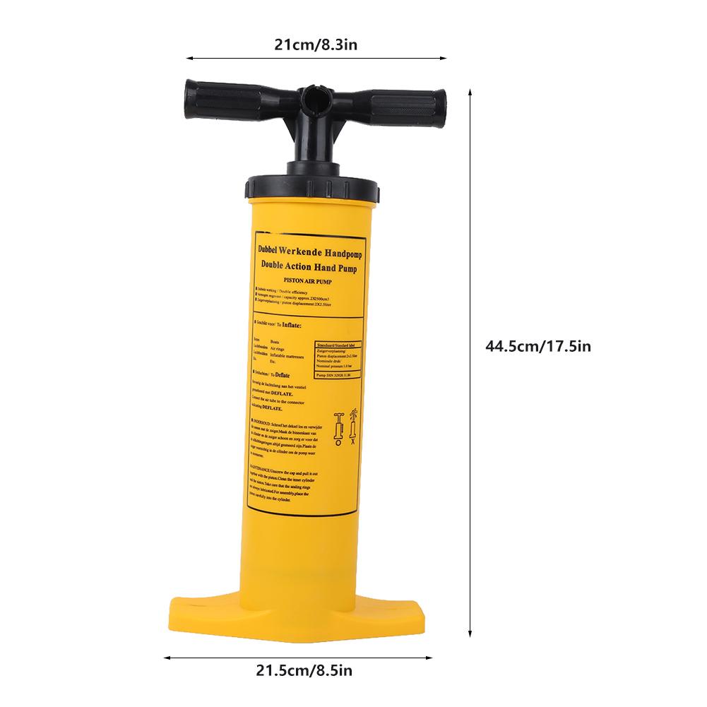 

Portable Large Inflator Pedals Air Pump Equipment for Toys Water Supplies Yellow