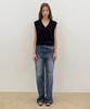 SINOON Sinoon Plain Knit Vest (Navy)