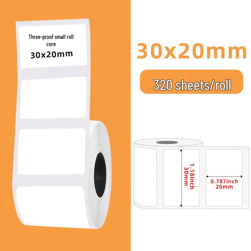 Gradient Laser Thermal Label Paper for Phomemo M220/M221/M120 - 50mm Round
