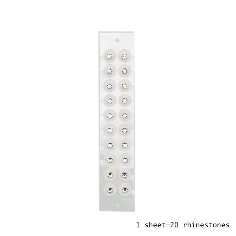 1/5/10 Sheets Ear Pressure Stick Acupuncture Magnetic Beads Auricular Ear Stickers Massage Ear Stickers Clear Ear Point Stickers