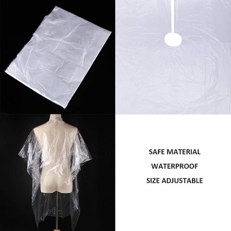 Gorący! 50 sztuk jednorazowe farbowanie włosów peleryna szal szalik fryzjerski do cięcia włosów 92 * 130 cm