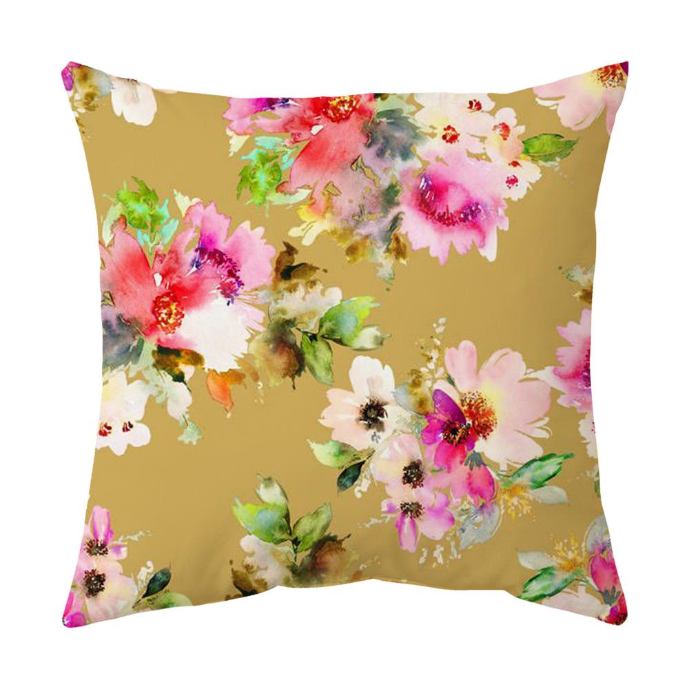 Pillow Cover Sofa Cushion Cover Car Sofa Cushion Cover Peach Skin Velvet