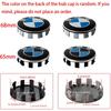 4Pc 56mm 68mm BMW Emblem For BMW Wheel Hub Caps For BMW 3 Series 5 Series E60 E90 F10 F30 E46 E39 X5 E53 E70 E38 Z4
