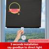 Suction Cup Telescopic Sunshade Sunscreen Curtain Heat Insulation Sunshade