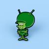 Funny Alien Enamel Pins Cartoon Women's Brooches Men Lapel Pins Badge on Backpack Costume Accessories Anime Jewelry Kids Gifts
