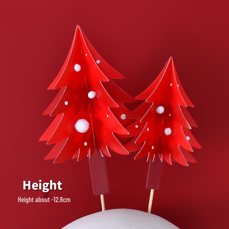 Forest Leaves Cake Topper: Apple & Coconut Tree Decor with Free Shipping