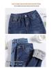 Plus Size Fleece-Lined High Waist Skinny Jeans for Women, Slim Fit Autumn Winter Pants