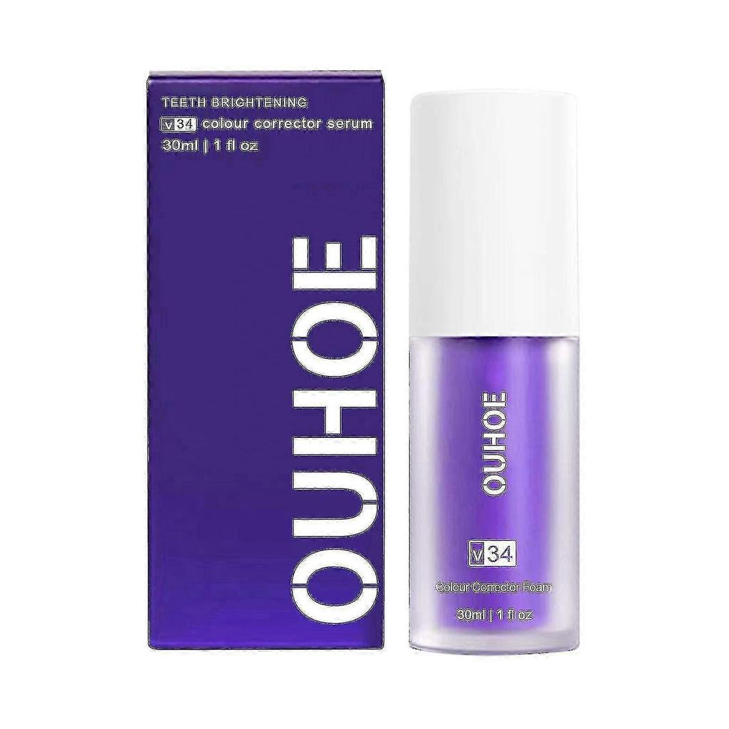 OUHOE Teeth Whitening Essence Cleans Teeth and Tartar, Freshens Breath, Cares for Gums, Teeth Whiteni