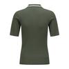 ANEW GOLF Women Sm Stripe Texture Short Sleeve Sweater_Lk