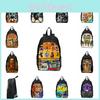 Italian Brainrot Al Backpack With Breathable Nylon Material For School Use