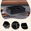 Coffee Bar Holder with Compartment, Functional Organizer for Tea Condiments in Kitchen or Lounge