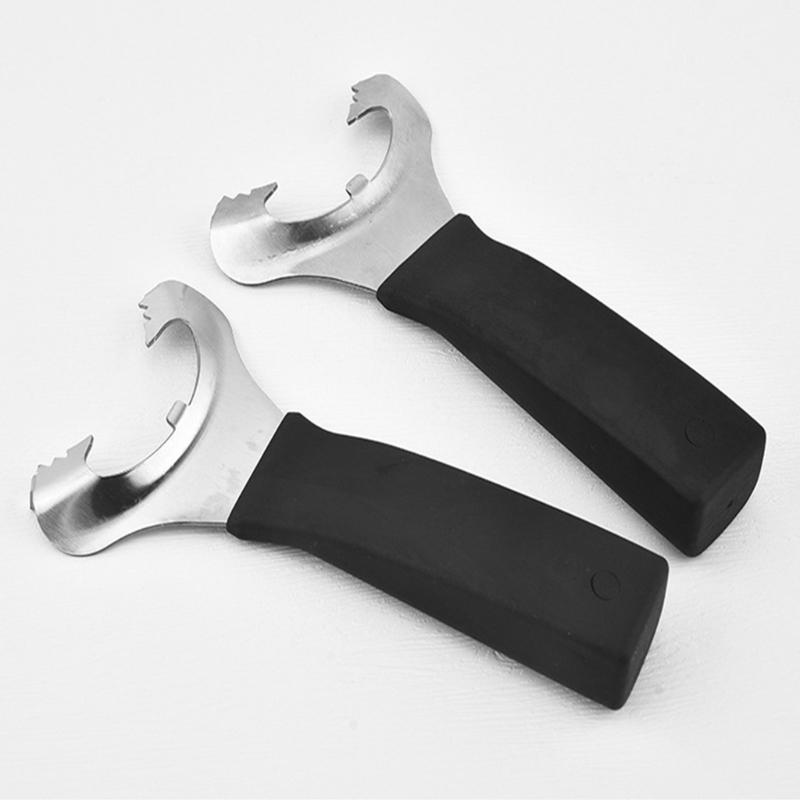 Strong Stainless Steel Can Opener Easy To Maintain Safe Opening Manual Vacuum Seal Jar Lid Lifter For Family And Travel
