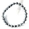 High Purity Terahertz Ore Star Cut 100 Sides Bracelet 8mm Inner Diameter 20cm [GOLD STONE] Approx.