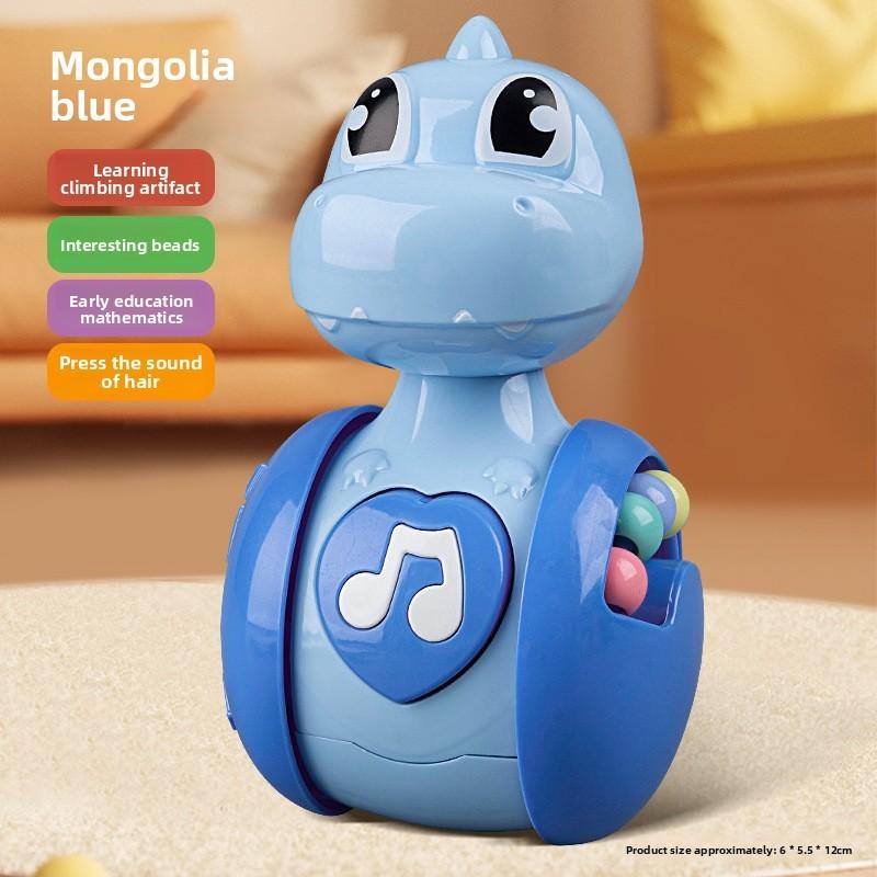 

Стакан-неваляшка для малышей, каталка с дизайном динозавра и оленя для подарка Blue Dinosaur