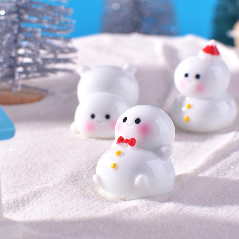 Decorative Items Decorative Items Christmas GiftsChubby SnowmenResin Handicraft Accessories