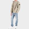 STONE ISLAND Solid Color Hooded Long Sleeve Jacket Men Jackets Beige K1S154100090S0A22-V009A