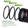 PRO TANLE Magnetic Filter Adapter Ring Kit 82mm Ring Adapter for Filter and Lens Magnetic Adapter Ring for Converting