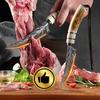 Stainless steel kitchen multi purpose knife suitable for steak bone removal meat slicing and fruit cutting comes with a gift box