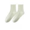 Women's Summer Thin Sweat-absorbing and Odor-proof Mid-calf Socks, Simple Solid Color Mesh Breathable Boneless Socks