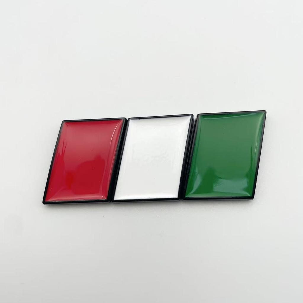 Cross-border National Flag Sticker Set: Germany, Italy, France - Creative Metal Car Stickers