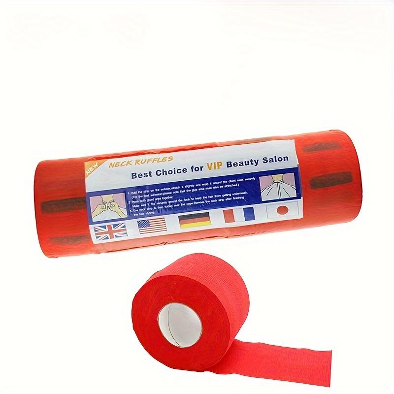 Disposable Neck Strips Hair Cutting Accessories Elastic Neck Paper Adjustable Barber Hairdressing Tools