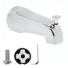 Functional Diverter For Bathtub Bathtub Diverter Metal Tub Spout 25x12x6cm Chrome Diverter Tub Spout Easy Installation