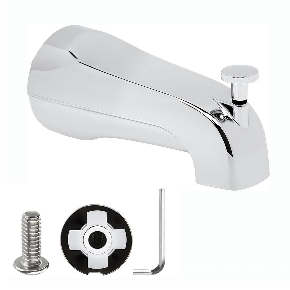 

Functional Diverter For Bathtub Bathtub Diverter Metal Tub Spout 25x12x6cm Chrome Diverter Tub Spout Easy Installation