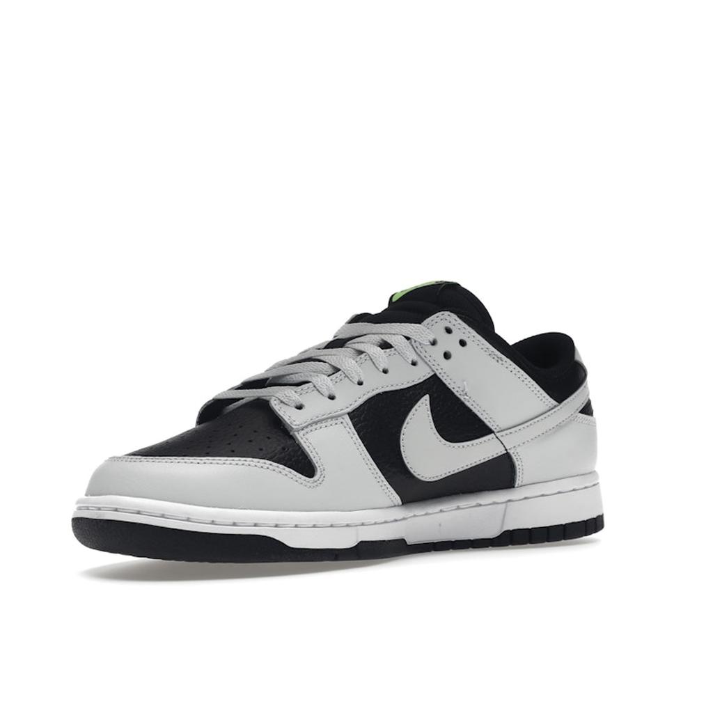 Nike Dunk Low Reverse Panda Neon Men Sneakers White Black Volt FD9756-001